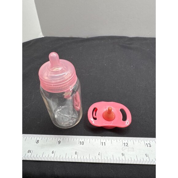 Berenguer Pink Baby Bottle with raised Caterpillar Design & Pacifier Set - 8oz - Picture 2 of 5